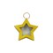 Value Pack of 3 Hologram Ornament Star Box with Window - Gold